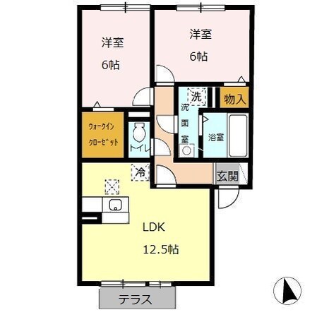 竜野駅 徒歩8分 1階の物件間取画像